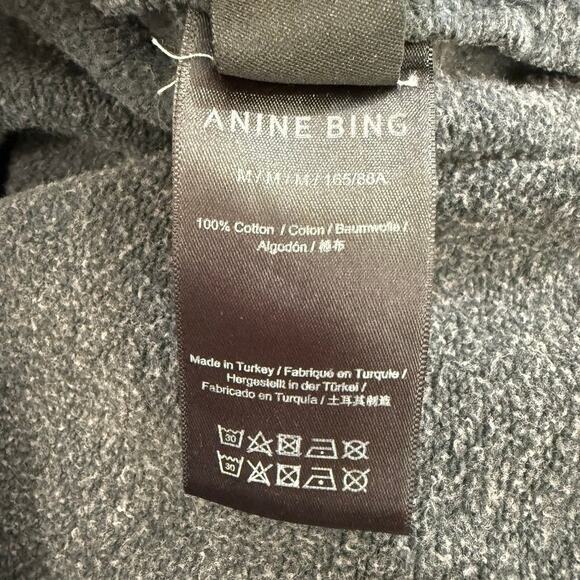Anine Bing Tyler Sweatshirt in Navy, Size M - Picture 9 of 10